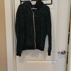 Quicksilver Zip up Hooded Sweatshirt